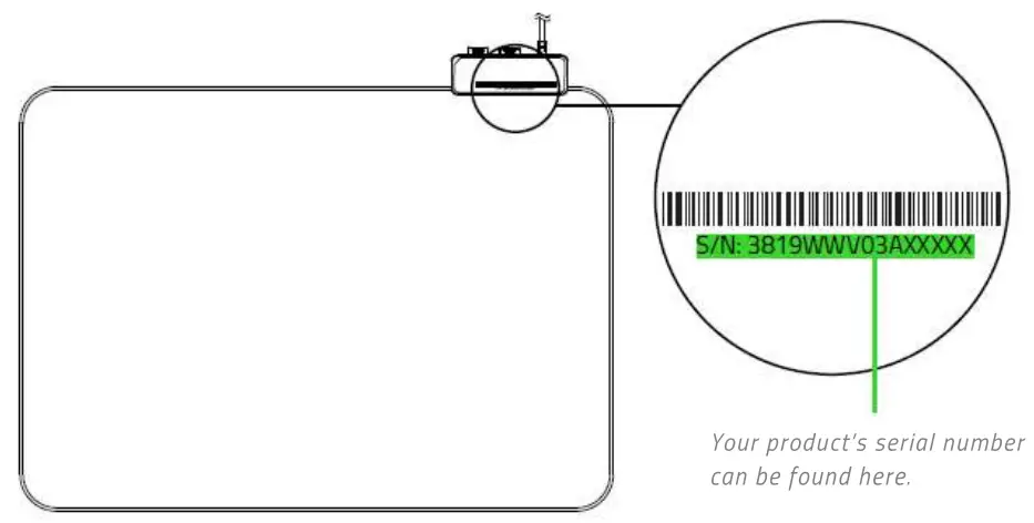 RAZER Firefly V2 Gaming Mouse Pad - fig 1