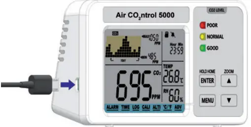 Dostmann-Electronic-5020-0111-CO2-Monitor-with-Data-Logger-Function-FIG-1