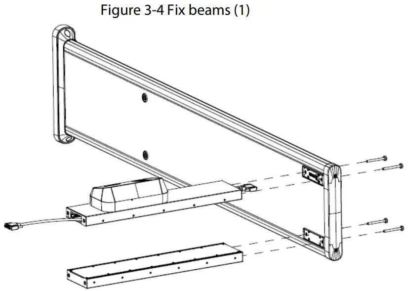 dahua isc d106 Walk Through Metal Detector - Fix beams