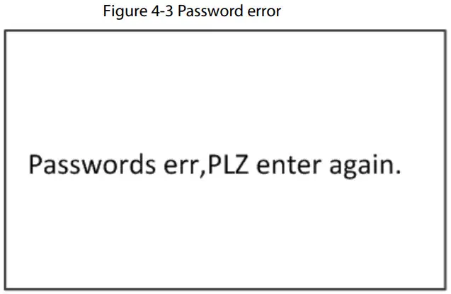 dahua isc d106 Walk Through Metal Detector - Password error