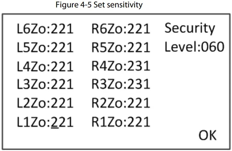 dahua isc d106 Walk Through Metal Detector - Set sensitivity