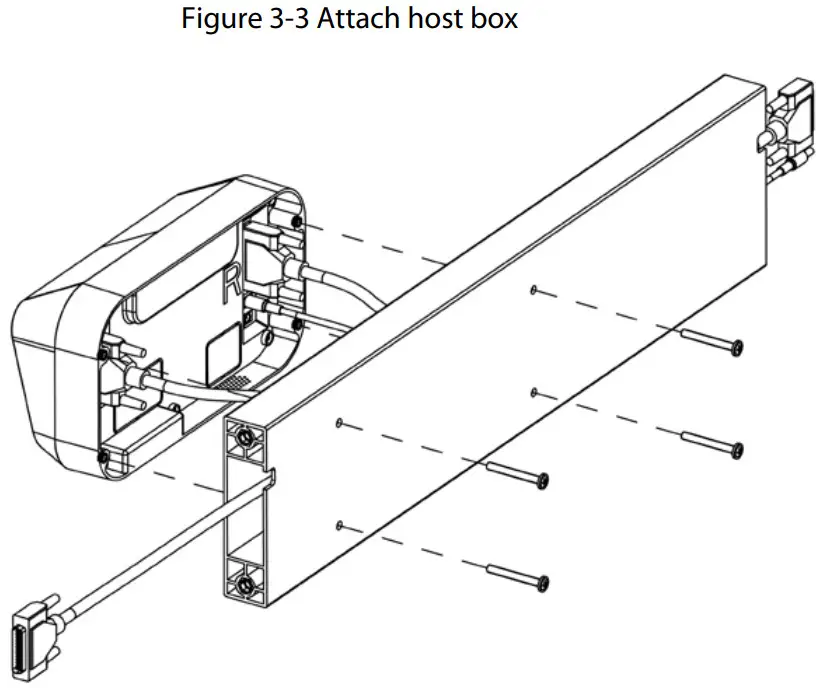 dahua isc d106 Walk Through Metal Detector - head screws