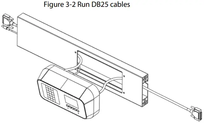 dahua isc d106 Walk Through Metal Detector - power cable
