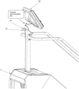 Assemble monitor and connect communication line