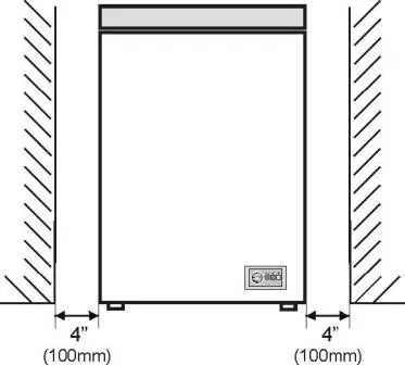 CANDY CHCH230LEG 230L Chest Freezer -- Make sure that