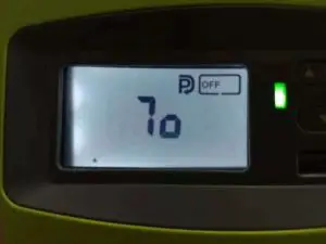 FIG 16 Function settings and LCD icons