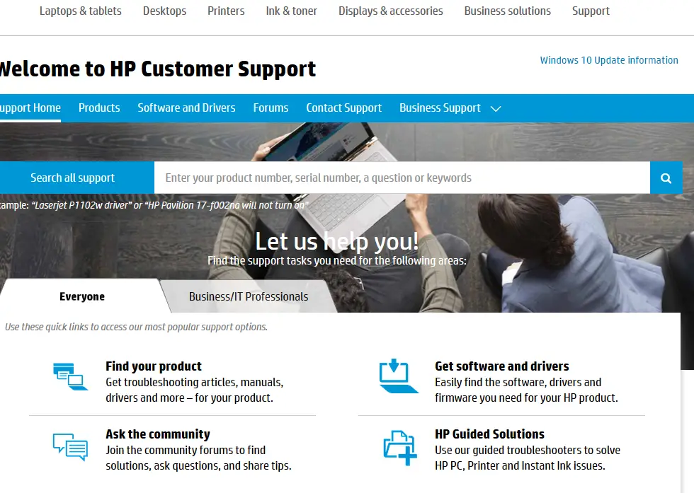 HP Short Warranty updation steps