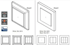 HEATIT 4512681 Wall Controller