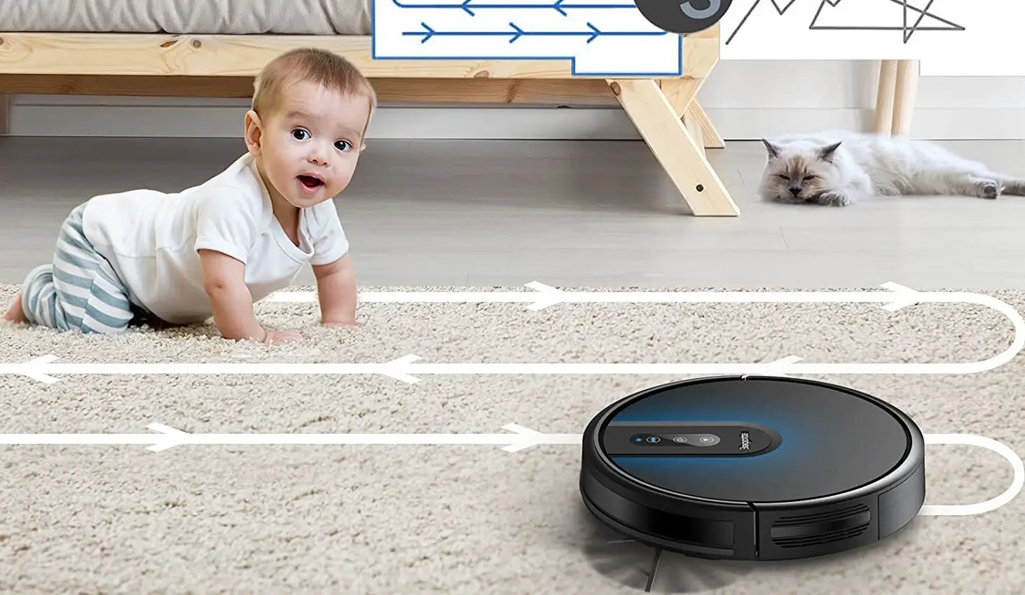 Bagotte 4-in-1 Sweep Mop Robot Vacuum App Installation Guide