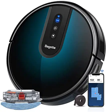 Bagotte 4-in-1 Sweep Mop Robot Vacuum App