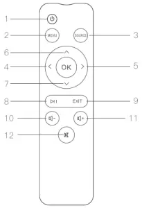 BliTZWOlF BW-VP11 LCD LED HD Projector User Manual