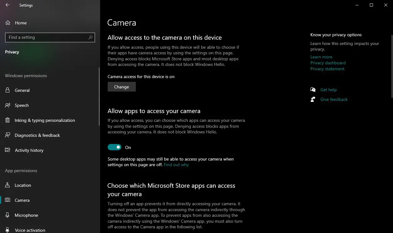 Black screen during video capture
