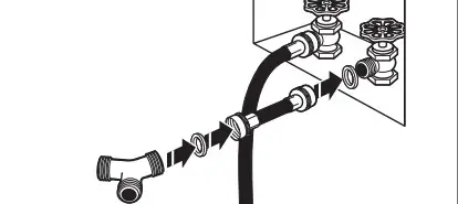 MAYTAG MGD6630HW Gas Dryer- Attach short hose