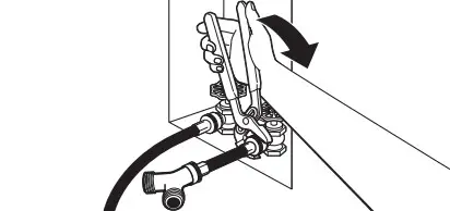 MAYTAG MGD6630HW Gas Dryer- Tighten couplings