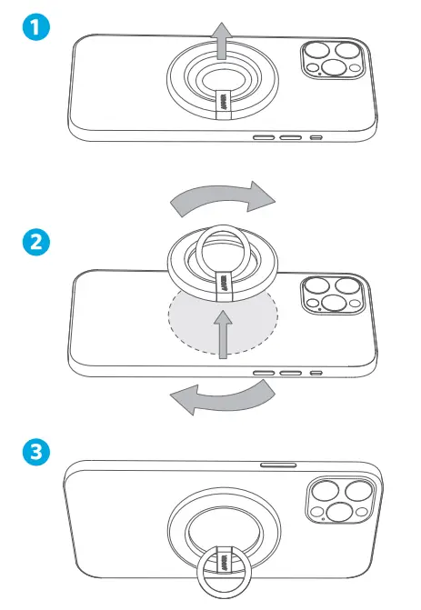 ANKER A25A0 610 Magnetic Phone Grip MagGo - PARTS 2
