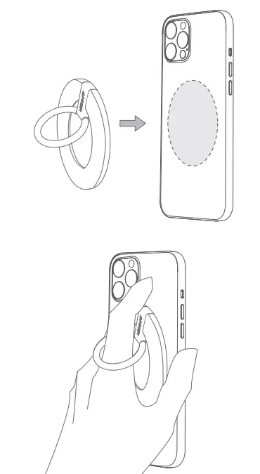 ANKER A25A0 610 Magnetic Phone Grip MagGo - PARTS