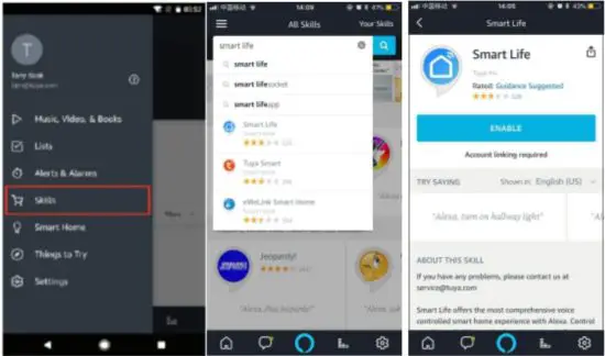 Iot4you Sac 203N Smart Switch - Binding Alexa