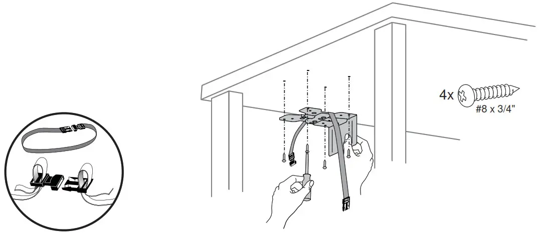 ERGOTRON Thin Client Mount - 4 Attach bracket shown