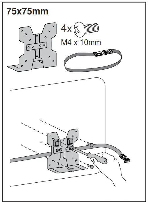 ERGOTRON Thin Client Mount - 75x75mm