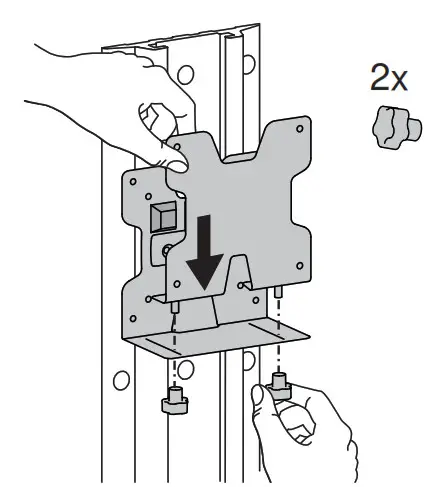 ERGOTRON Thin Client Mount - Attach brackets 1