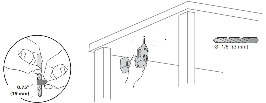 ERGOTRON Thin Client Mount - Drill holes