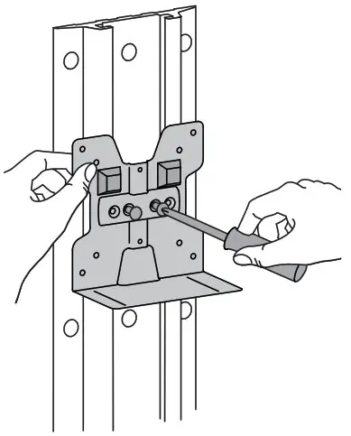 ERGOTRON Thin Client Mount - Tighten screws