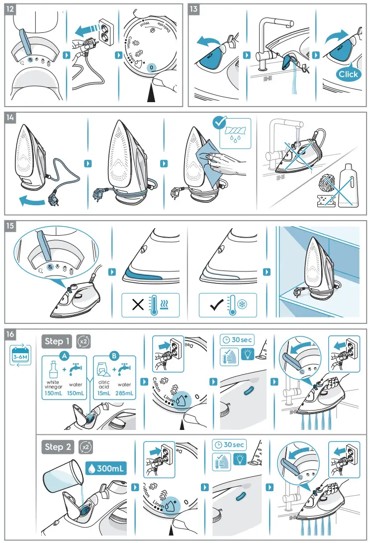 Electrolux E6SI3 61xx Refine 600 Steam Iron - fig2