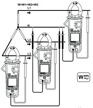 BENNING CM 12 Digital Power Clamp Meter - with neutral