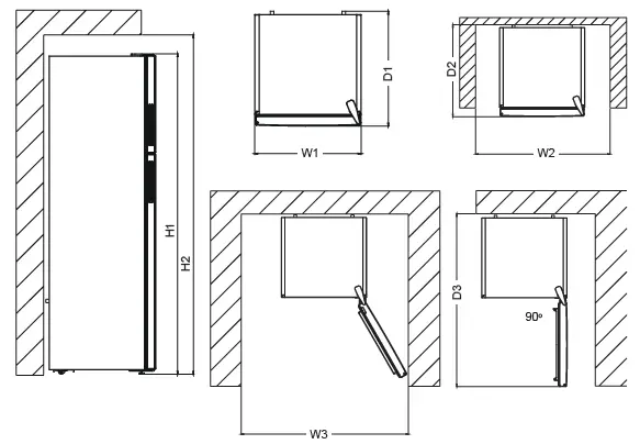 VOX ELECTRONICS KG3330F Refrigerator 18