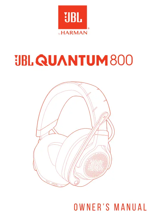 JBL Quantum 800 Manual