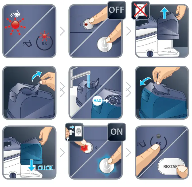 VRowenta DG8531F0 Perfect Steam 10