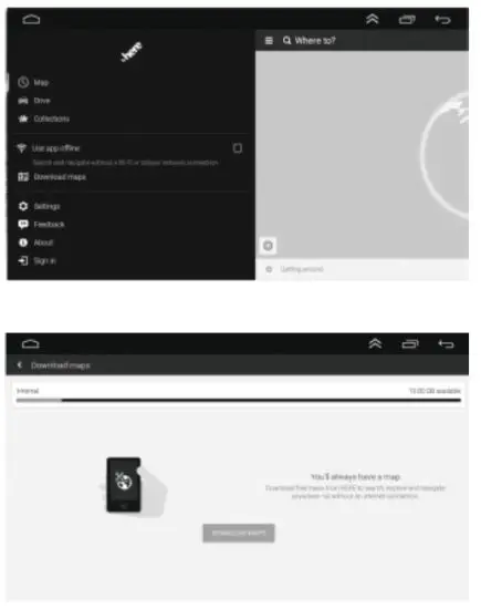 HODOZZY Android Double Din Car Stereo 9.5'' Moving Vertical Touch Screen Car Radio Bluetooth - Figu1r