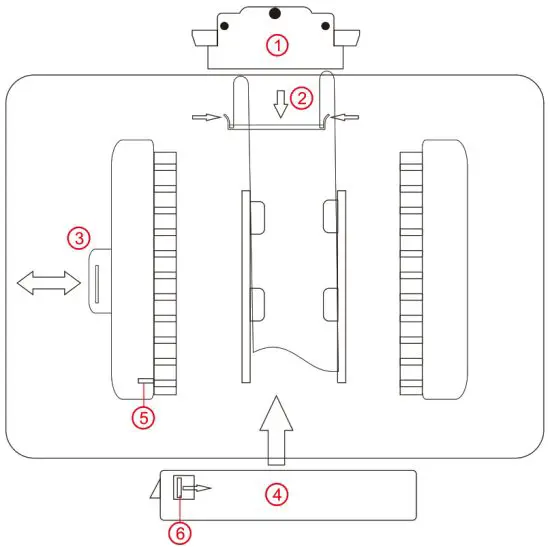 HODOZZY Android Double Din Car Stereo 9.5'' Moving Vertical Touch Screen Car Radio Bluetooth - Figur