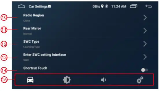 HODOZZY Android Double Din Car Stereo 9.5'' Moving Vertical Touch Screen Car Radio Bluetooth - Figure-10