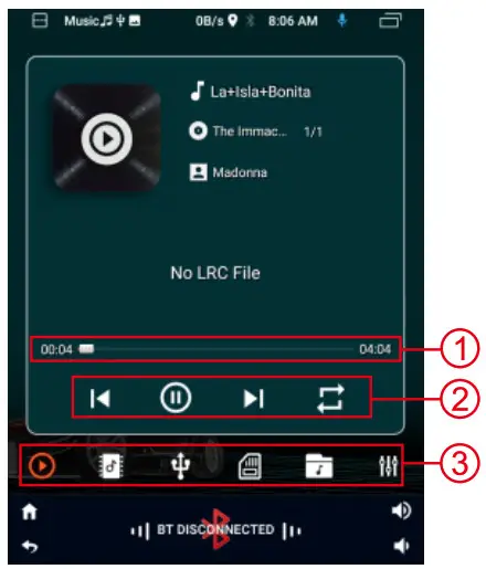 HODOZZY Android Double Din Car Stereo 9.5'' Moving Vertical Touch Screen Car Radio Bluetooth - Figure- 3