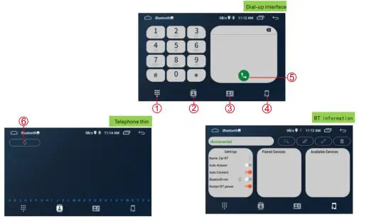 HODOZZY Android Double Din Car Stereo 9.5'' Moving Vertical Touch Screen Car Radio Bluetooth - Screens
