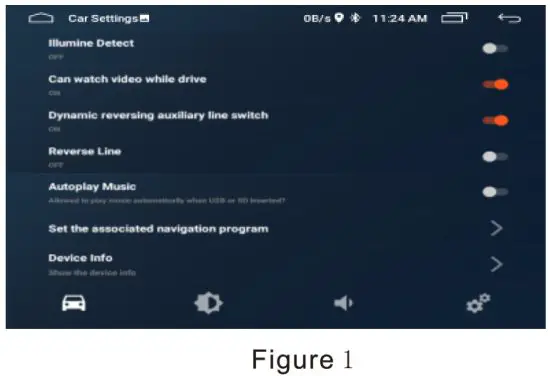 HODOZZY Android Double Din Car Stereo 9.5'' Moving Vertical Touch Screen Car Radio Bluetooth - figure 1