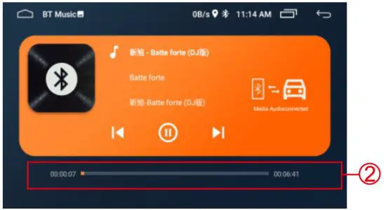 HODOZZY Android Double Din Car Stereo 9.5'' Moving Vertical Touch Screen Car Radio Bluetooth - mode 1
