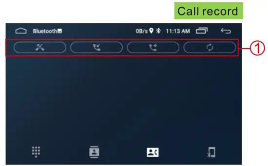 HODOZZY Android Double Din Car Stereo 9.5'' Moving Vertical Touch Screen Car Radio Bluetooth - mode