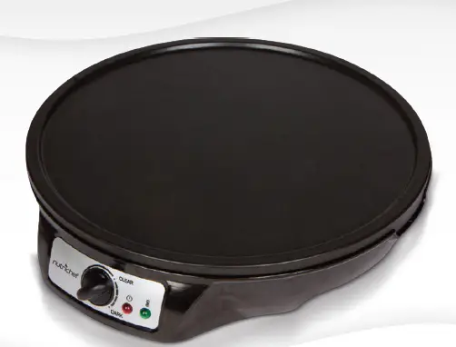 Nutrichef Pcrm15d Electric Crepe Maker Griddle User Guide