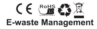 CE, ROHS, recycle, Disposal icon