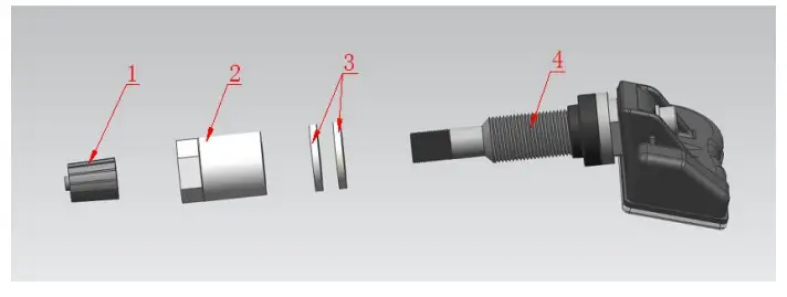 Ruian Boyu Automobile Parts Pingyang Branch BYMLX26 Auto Tire Pressure Monitoring System Sensors - parst