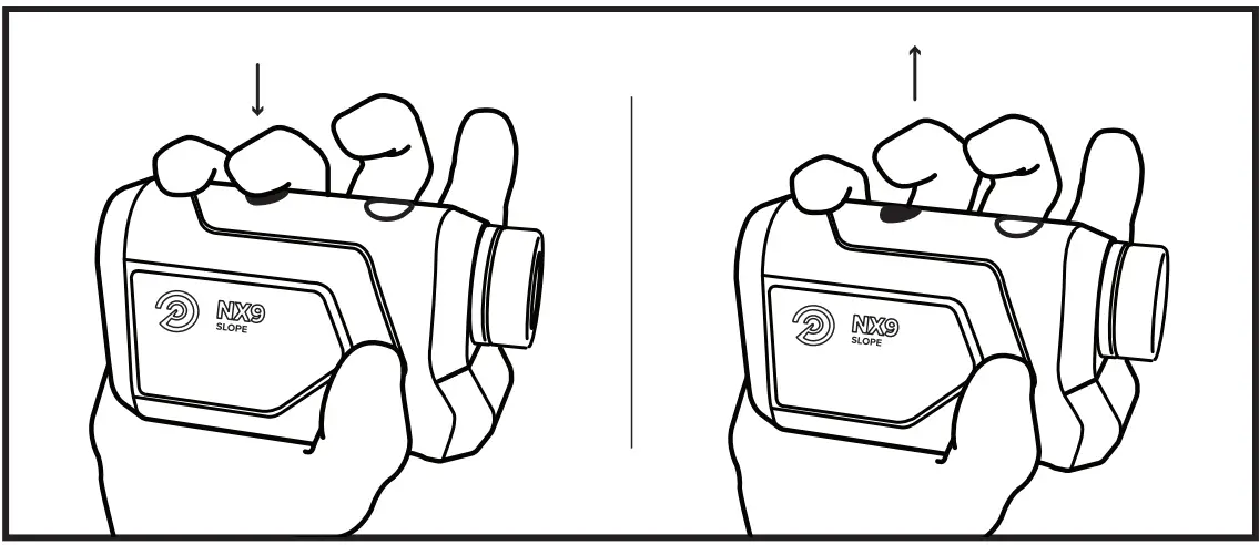 PRECISION PRO NX9 Slope Golf Rangefinder with Slope - SLOPE