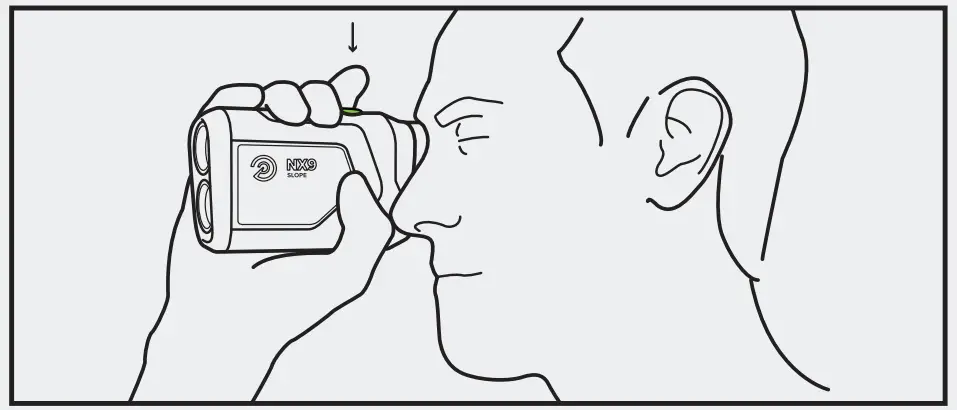 PRECISION PRO NX9 Slope Golf Rangefinder with Slope - fig 1