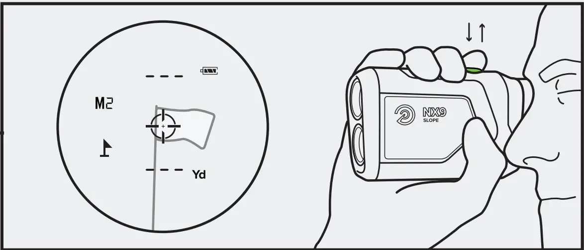 PRECISION PRO NX9 Slope Golf Rangefinder with Slope - fig 4