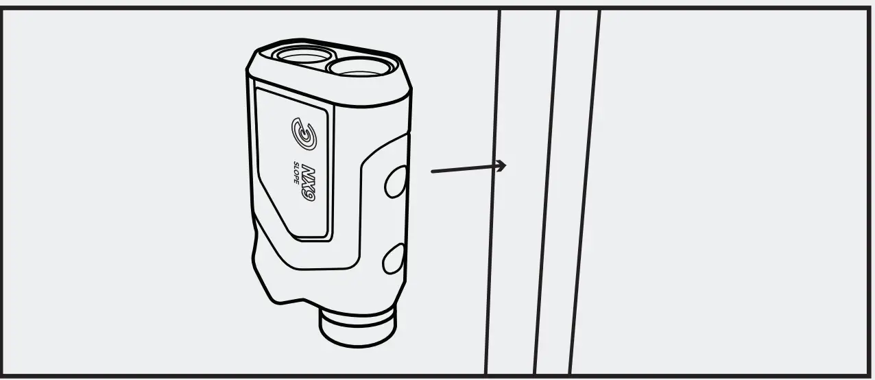 PRECISION PRO NX9 Slope Golf Rangefinder with Slope - magnetic cart