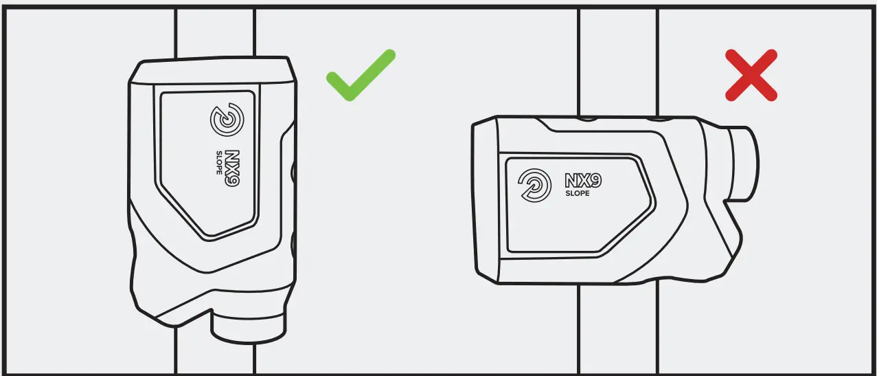 PRECISION PRO NX9 Slope Golf Rangefinder with Slope - rangefinder