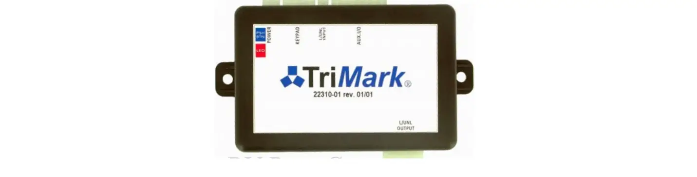 Trimark 500-1300 E-ask Keyless-entry System User Manual