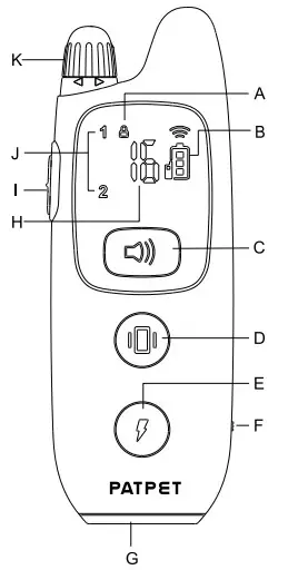 PATPET Dog Training Collar With Remote 1