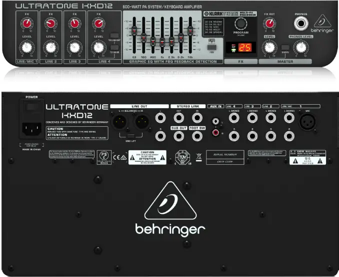 behringer 600-Watt 4-Channel PA System ULTRATONE 6